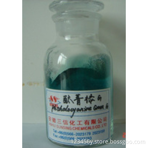 phthalocyanine green for rubber